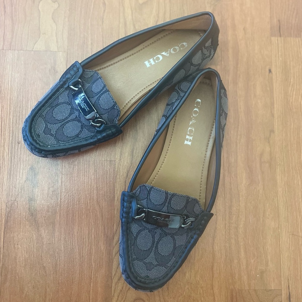 Coach driver loafers size 7